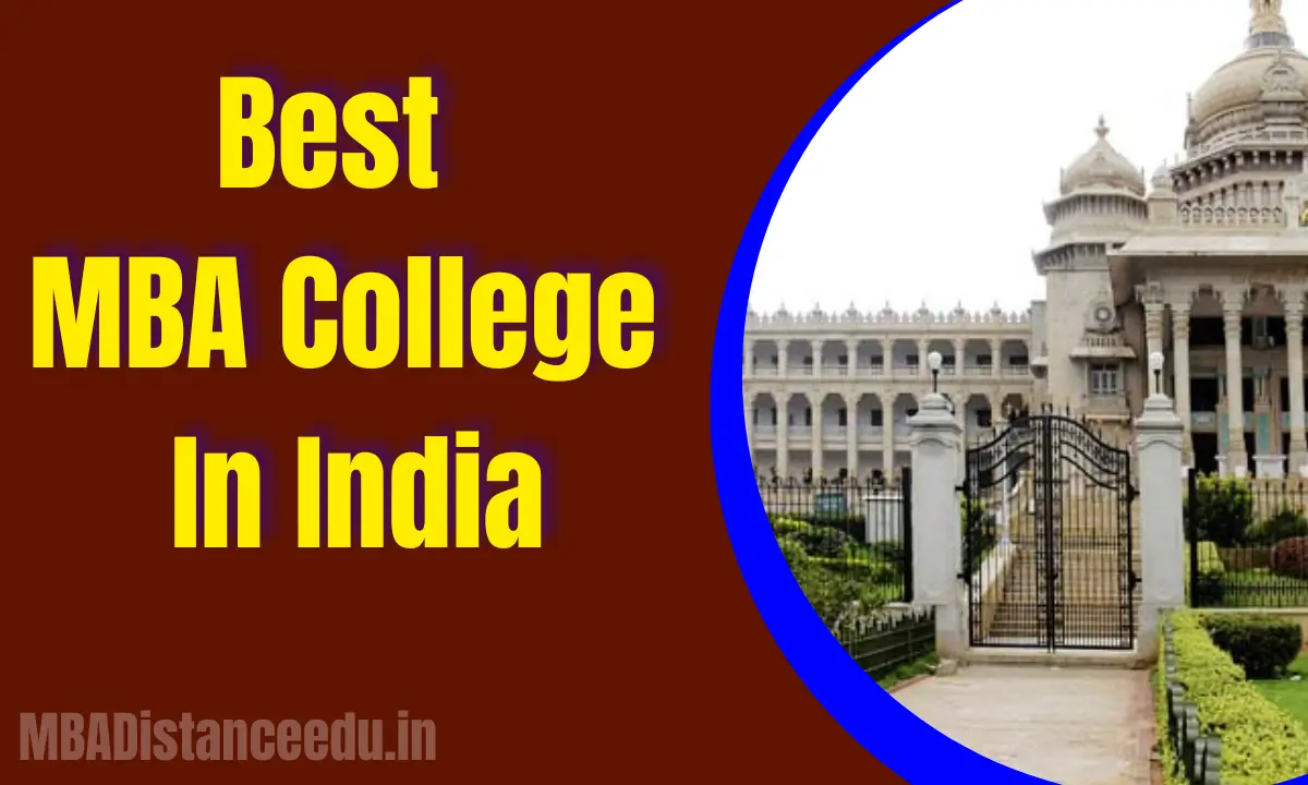 Best MBA College In India 2023-2024